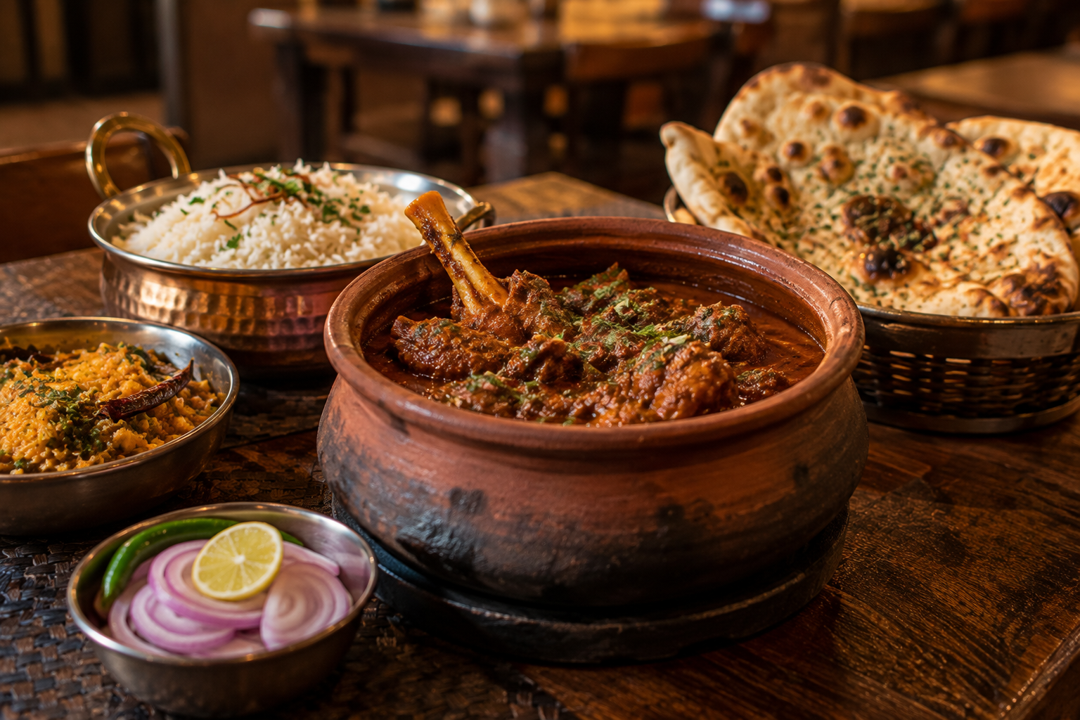 Pahadi and Indian food at Pahadi Dhaba Patharagadia